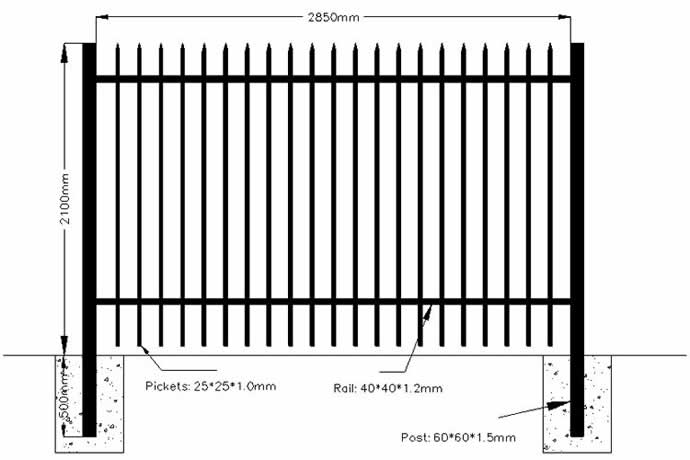 Ornamental Steel Fence